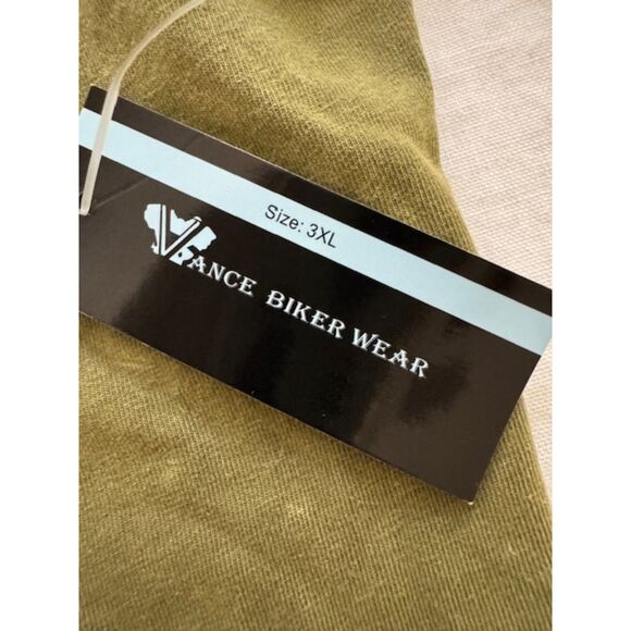 NWT Vance Biker Wear women's tunic top, army green, 3XL. - Picture 3 of 5